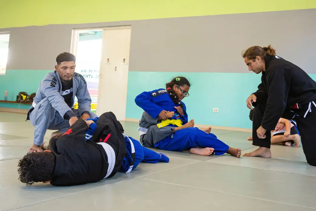 Teens training at Holmes Jiu Jitsu